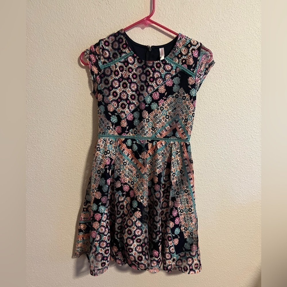 Xhiliration Multicolored Dress Size Large